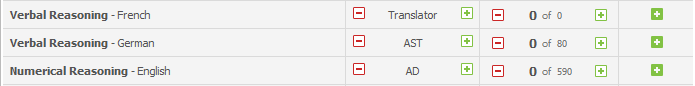 Match the difficulty of your practice test to the EPSO system